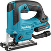 Makita jv103dsaj 10.8v scie sauteuse poignée en D batterie 2.0 ah (2 pièces), chargeur, mbox