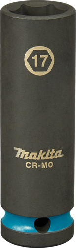 Douille à chocs Imp Makita act noire, 1 2 17 mm de long - e-16477