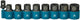Jeu de douilles à chocs Imp Makita act noir, 1 2 9 pièces - e-16645