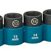 Jeu de douilles à chocs Imp Makita act noir, 3 8 9 pièces - e-16639