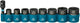Jeu de douilles à chocs Imp Makita act noir, 3 8 9 pièces - e-16639