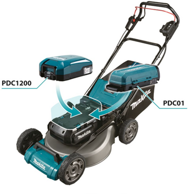 Makita lm001cz | lxt 36 v | tondeuse à gazon à batterie | 53cm | corps | sans batteries ni chargeurs