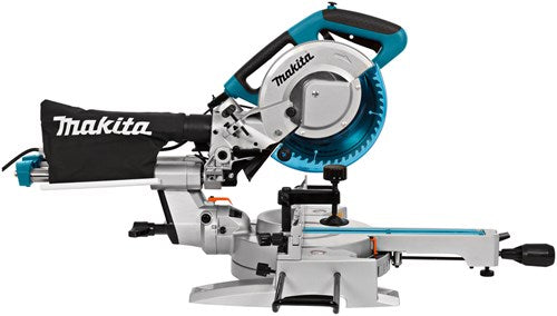 Scie à tronçonner radiale Makita 216 mm avec base en aluminium (debwst06)