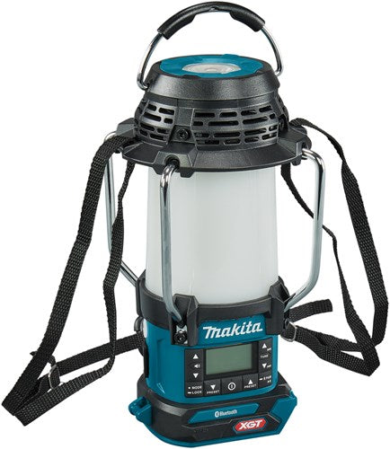 Makita MR010GZ Lampe de camping 40 V Max avec radio et Bluetooth | sans piles ni chargeur - mr010gz
