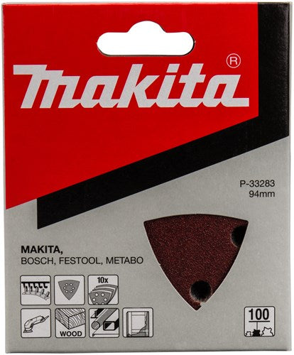 Makita accessoires feuille abrasive 3-k k100 rouge v. - p-33283