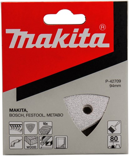 Makita accessoires feuille abrasive 3-k k80 blanc v. - p-42709