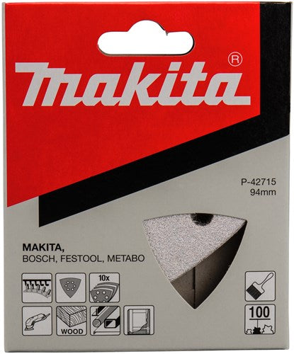 Makita accessoires feuille abrasive 3-k k100 blanc v. - p-42715