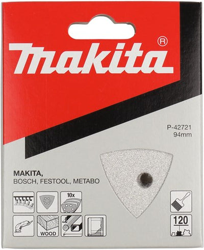 Makita accessoires feuille abrasive 3-k k120 blanc v. - p-42721