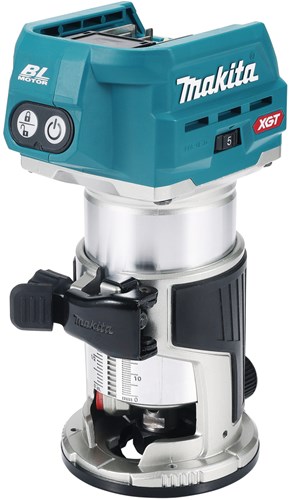 Makita rt001gz14 fraise supérieure et latérale | 40 V maximum | sans piles ni chargeur | dans la boîte - rt001gz14