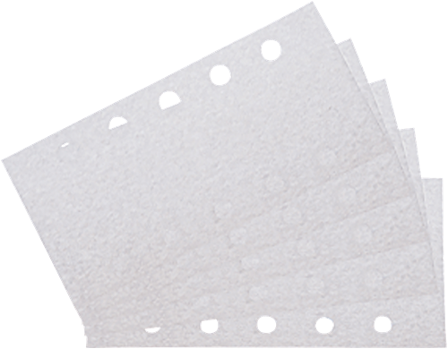 Feuille abrasive Makita 185x93 k40 vlc blanc - e-19629