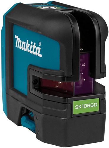 Makita sk106gdz laser à point croisé vert sans piles ni chargeur, en boîte avec sac - sk106gdz