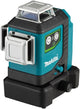 Makita 12 v max laser multiligne vert 3x 360°