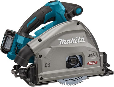 Makita sp001gz06 | scie plongeante à batterie | 40 V maximum | excl. batteries et chargeur avec émetteur AWS | 2 x rail de guidage 1500 mm | bandes de connexion dans un sachet - sp001gz06