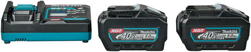 Kit de démarrage de batterie Makita xgt dc40ra 2xbl4050f