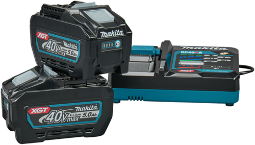 Kit de démarrage de batterie Makita xgt dc40ra 2xbl4050f