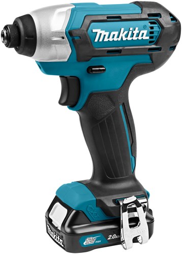 Makita td110dsaj clé à chocs 10,8 v batterie 2,0 ah (2 pcs), chargeur, mallette - td110dsaj
