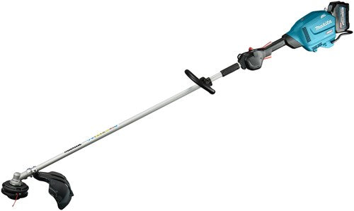 Makita ur014gt201 | xgt 40v max | débroussailleuse à batterie | poignée en D | 5,0 Ah (2 pièces) | chargeur rapide | dans la boîte ur014gt201