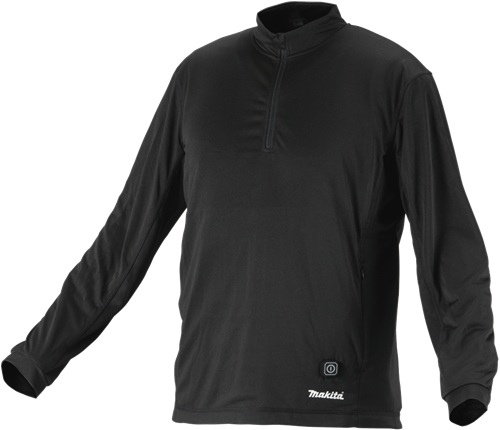 Makita maillot de corps chauffant avec fermeture éclair s - dcx201as