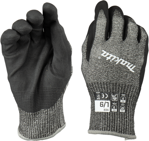 Gant de travail Makita | résistant aux coupures | taille l 9 - p-84729