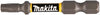 Makita xtt tournevis à percussion longueur de mèche 50mm enregistrement 1 taille 4 bits t25