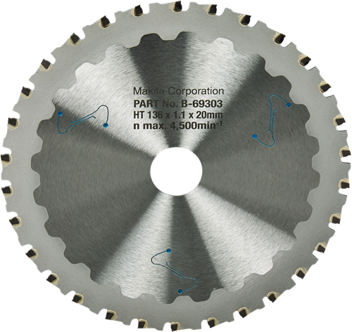Lame de scie Makita ffcut 136x20x1,1 30t 0g - b-69303