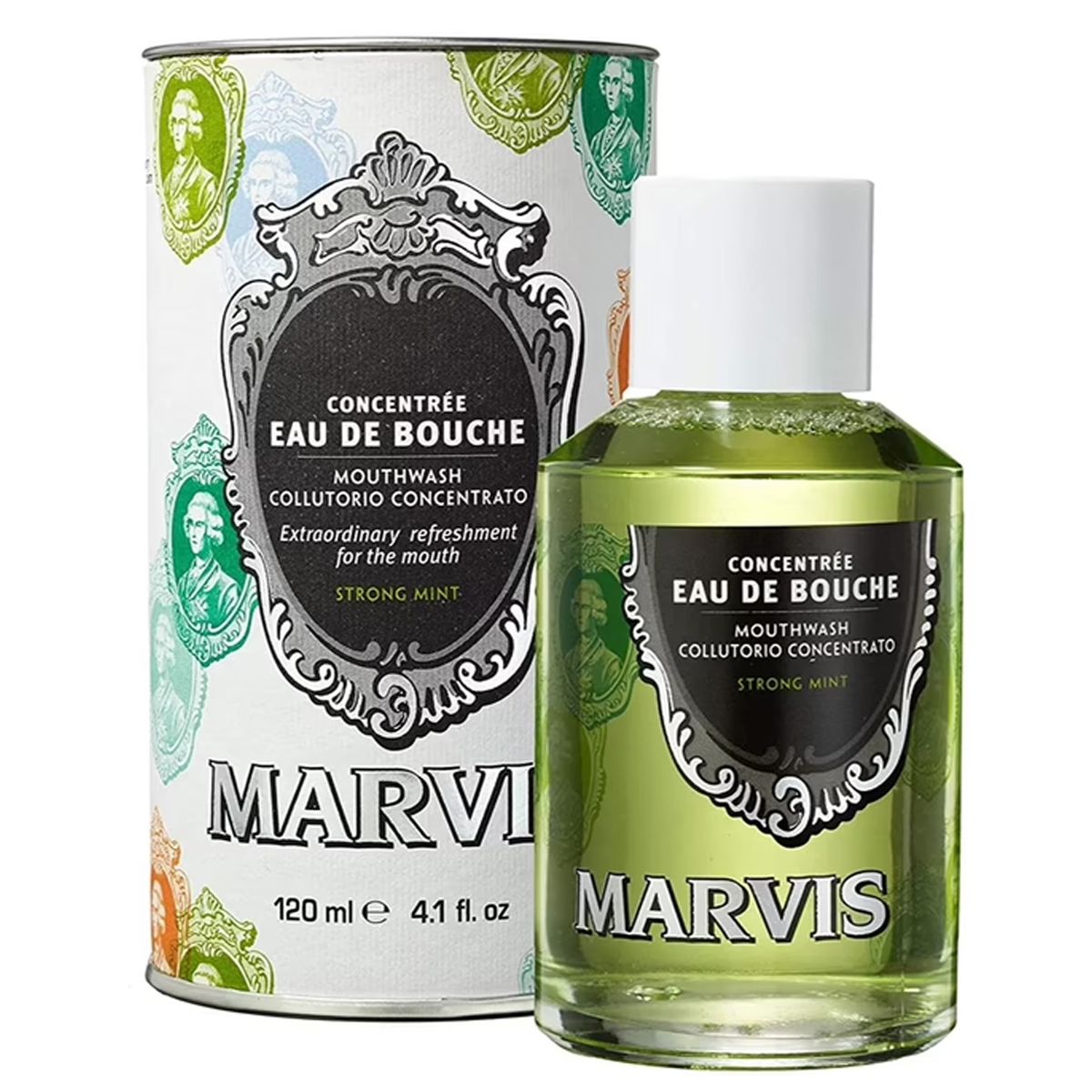 Marvis bain de bouche menthe forte 120ml