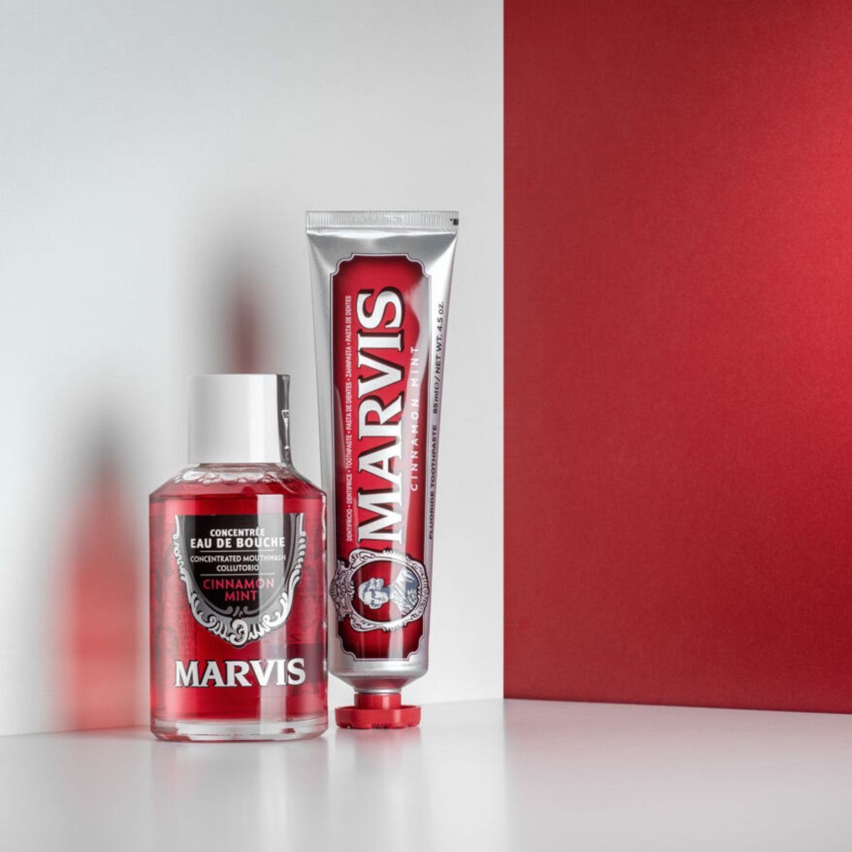 Marvis bain de bouche cannelle menthe 120ml