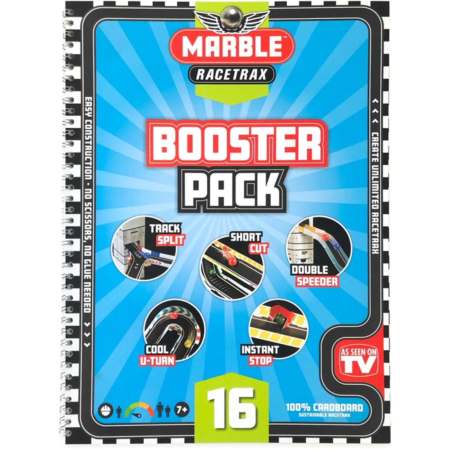 Marble racetrax set de base 16 feuilles 3m