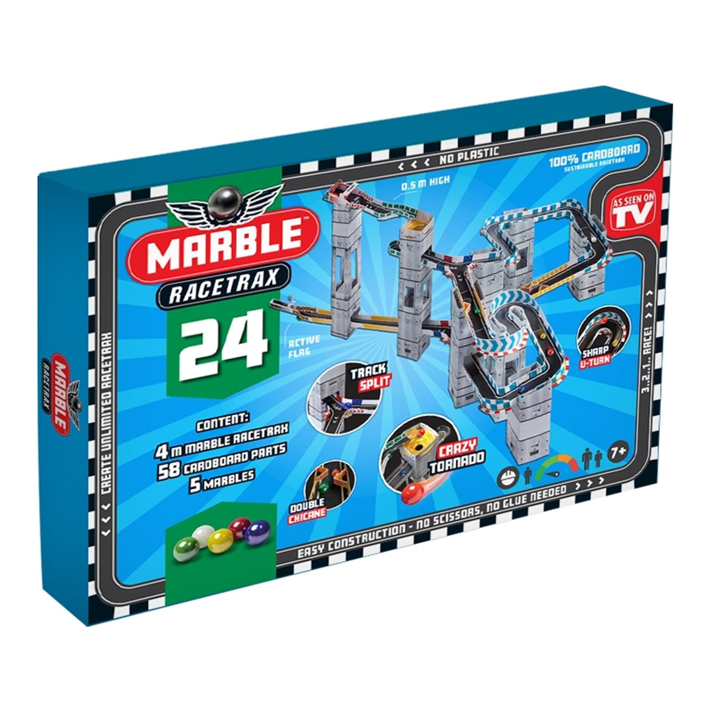 Marble racetrax starter set 24 feuilles 4m