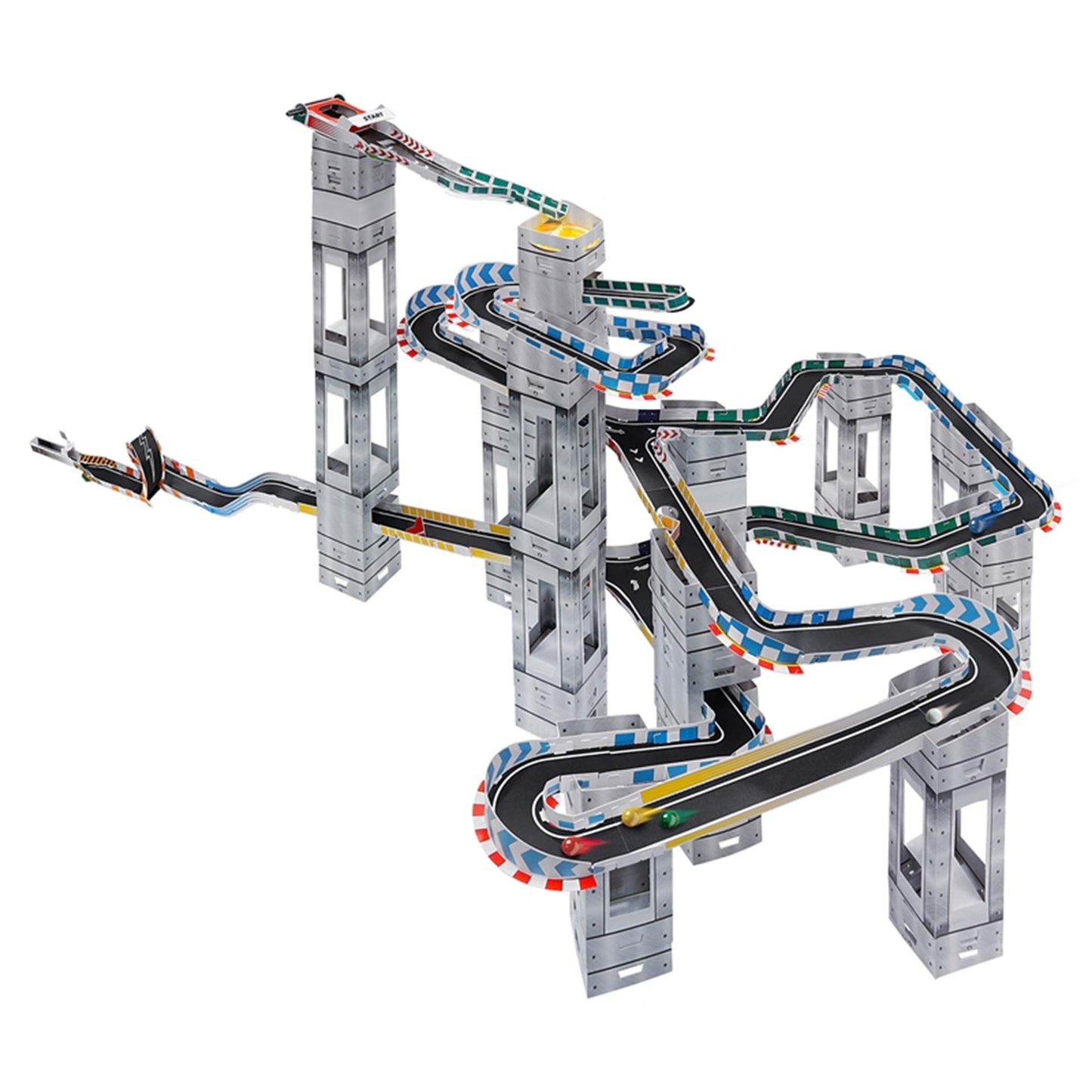 Jeu de circuits Marble Racetrax 40 feuilles 6m