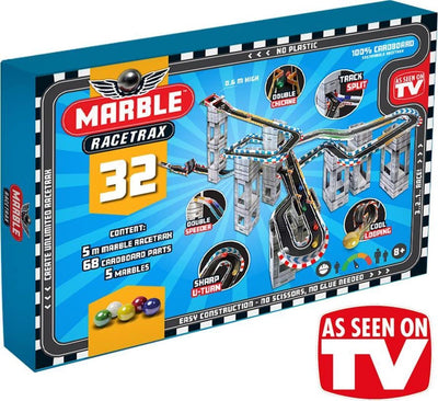 Brand Unit Marble Mania Racetrac 5 mètres seau de course avec 5 billes