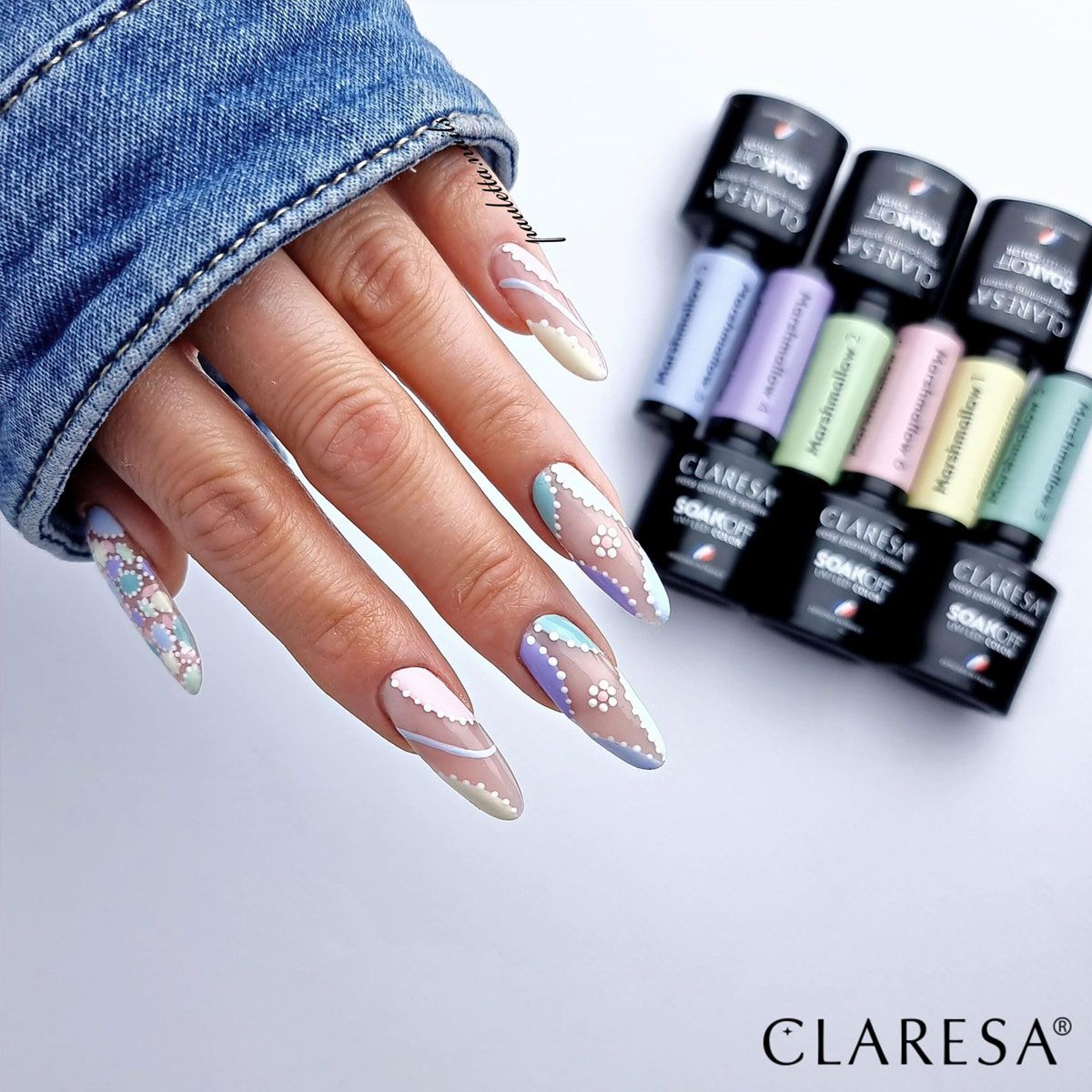 Claresa Claresa UV a conduit Gellak 5ml Marsh Mallow 6