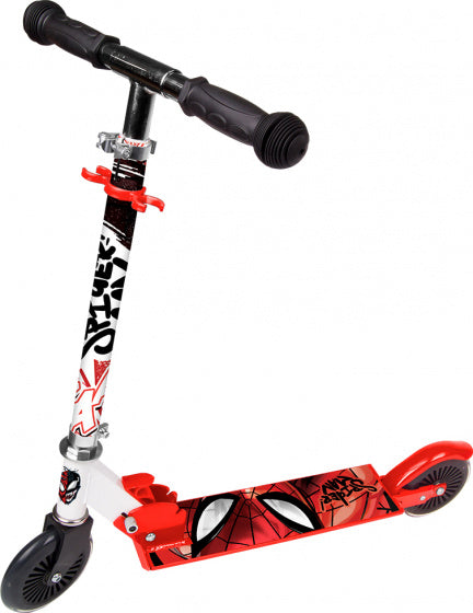 Marvel Spider-Man à 2 roues enfants Step Boys Aluminium Red