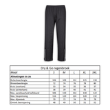 Pantalon de pluie Dry Go taille S - afbeelding 2