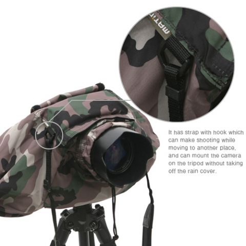 Matin Camouflage Cover DELUXE pour appareil photo reflex numérique M-7101