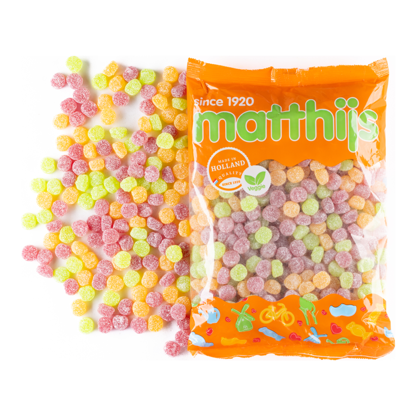 Matthijs pois acidulés végétarien (20x 400gr)
