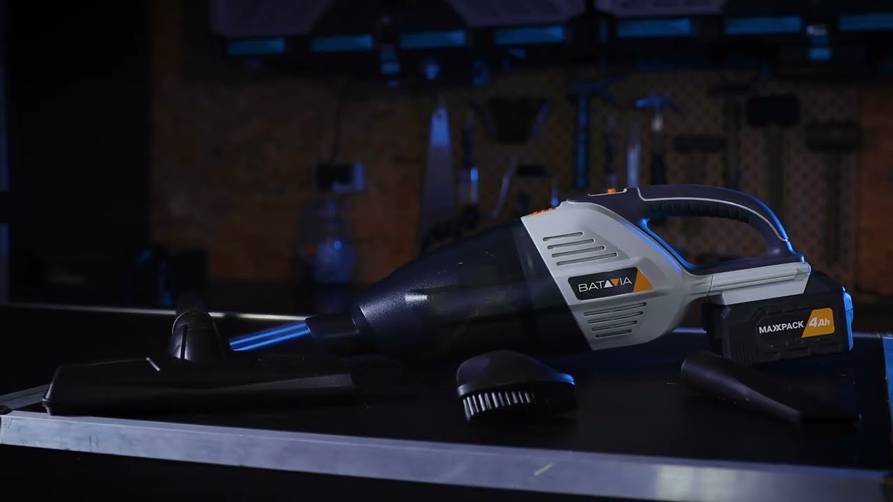 Corps d'aspirateur à main avec batterie Batavia maxxpack 18v