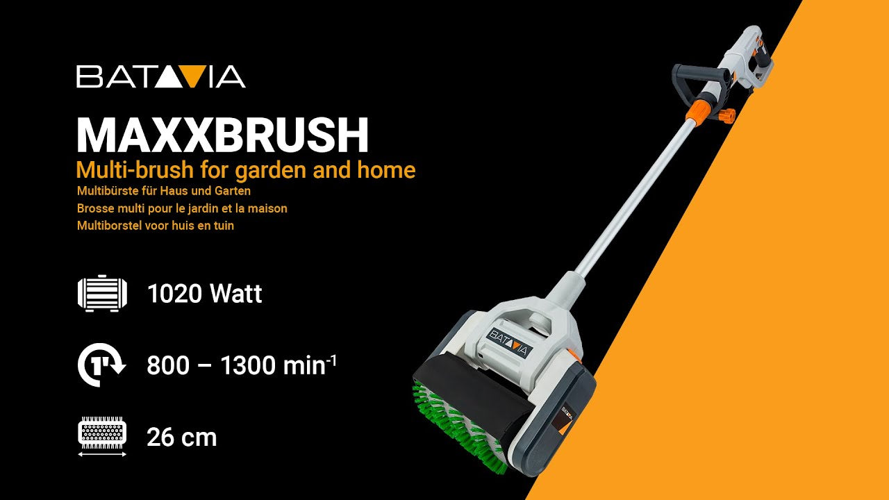 Batavia maxxbrush brosse électrique multibrosse 1020w 26cm
