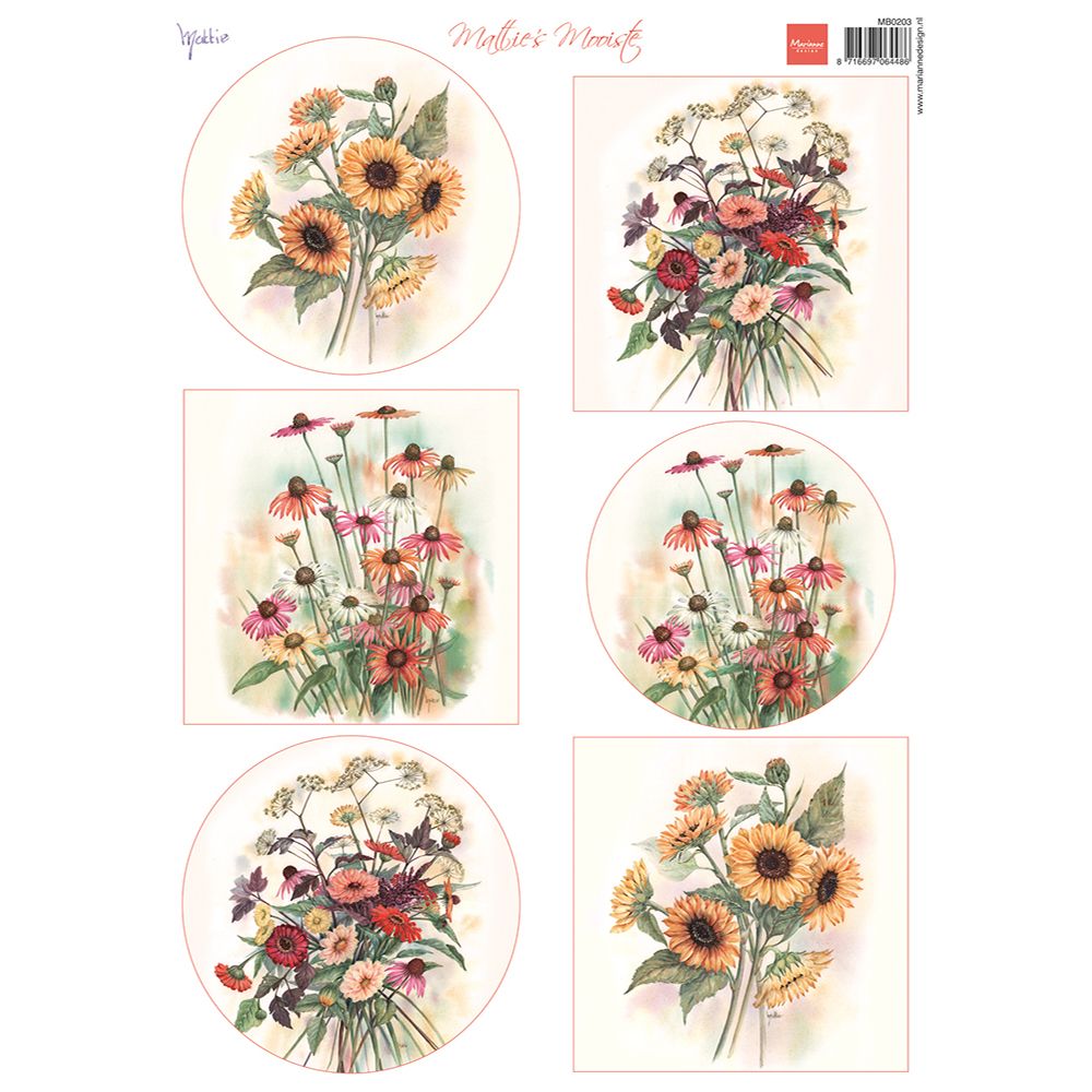 Marianne design • feuille découpée des plus beaux bouquets d'automne de Mattie