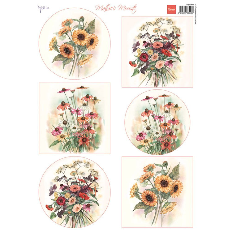 Marianne design • feuille découpée des plus beaux bouquets d'automne de Mattie