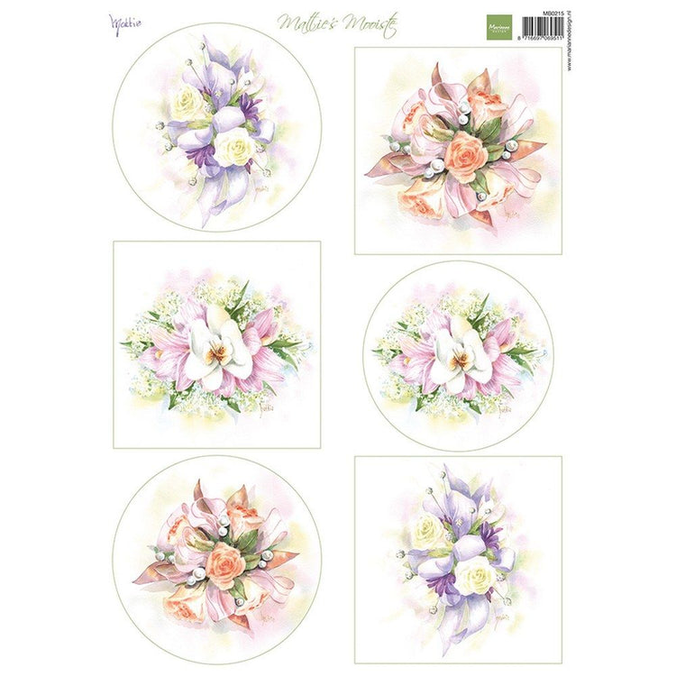 Marianne design • feuille découpée des plus beaux bouquets romantiques de Mattie