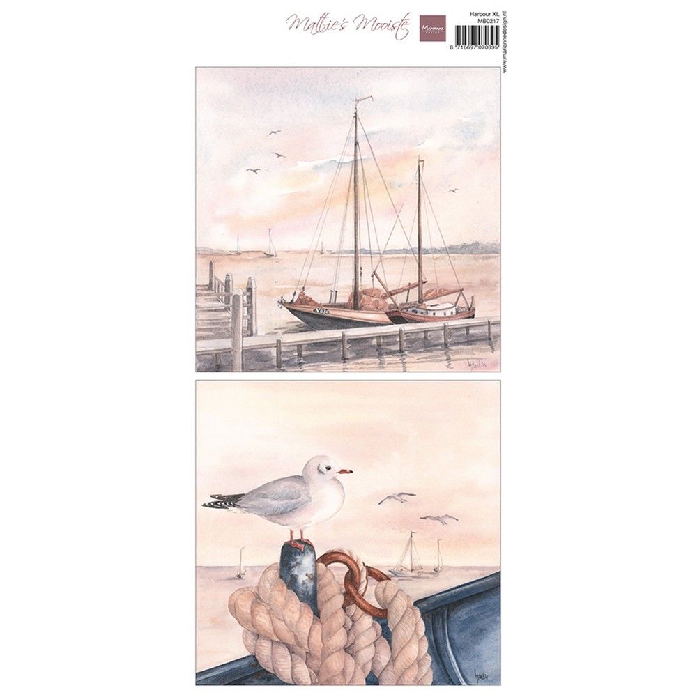 Marianne design • feuille découpée Le plus beau port de Mattie xl