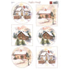 Marianne design • feuille découpée des plus beaux chalets d'hiver de Mattie