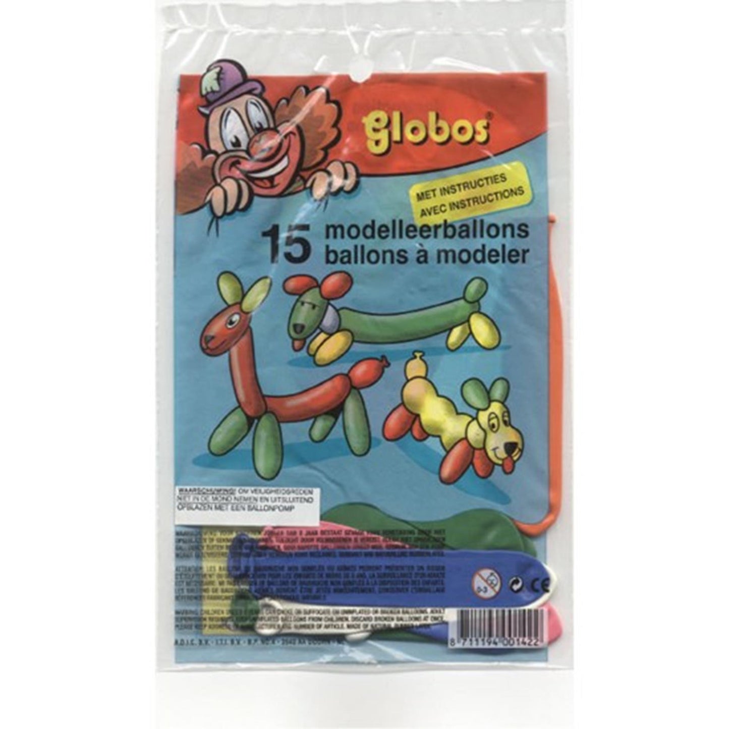 Ballons à modeler Globos sachet de 15 pcs