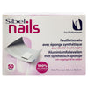Sibel Sibel Nails en aluminium feuilles de papier d'aluminium avec éponge synthétique 50e.