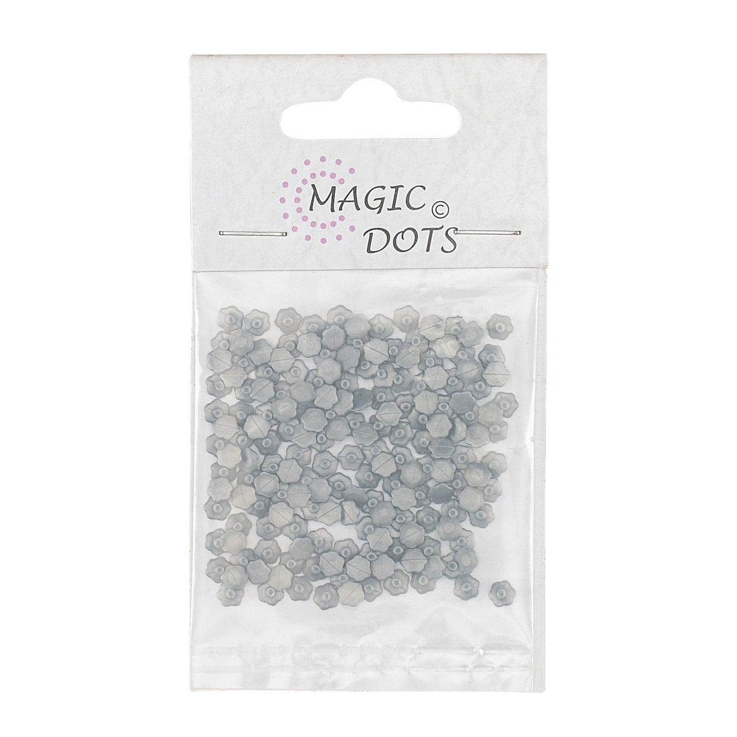 Points magiques • fleur argent