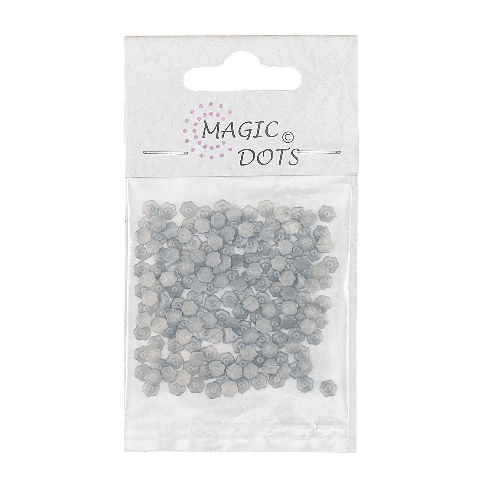 Points magiques • fleur argent