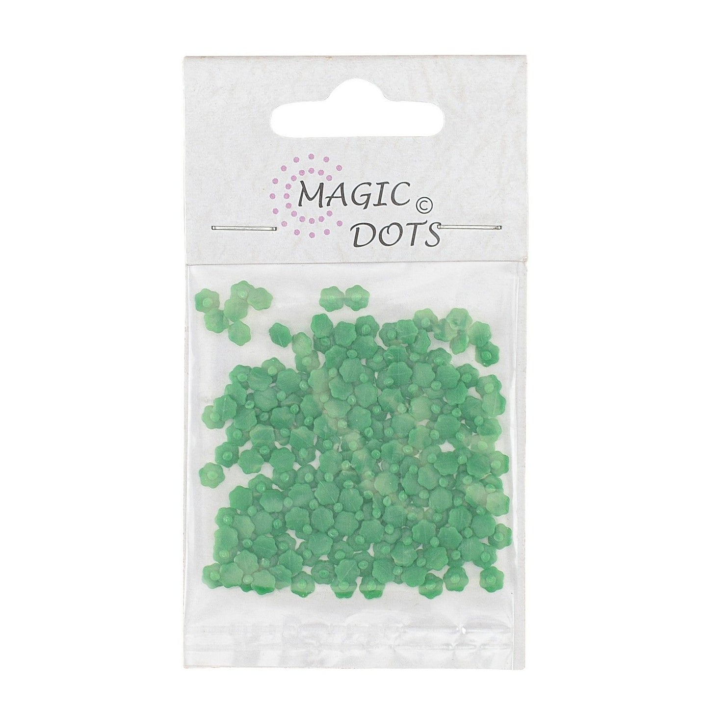 Points magiques • fleur verte