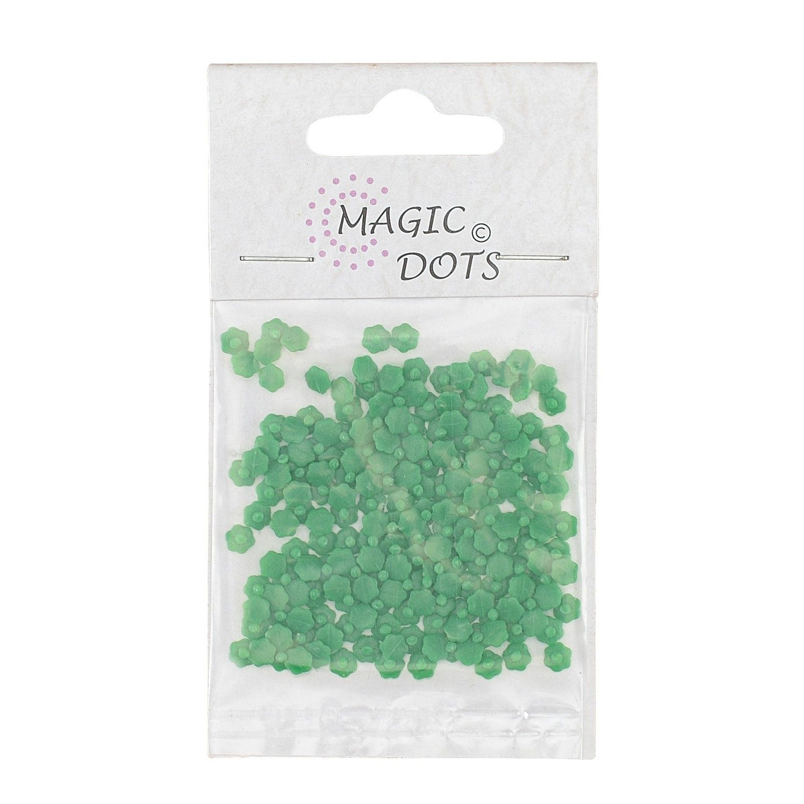Points magiques • fleur verte