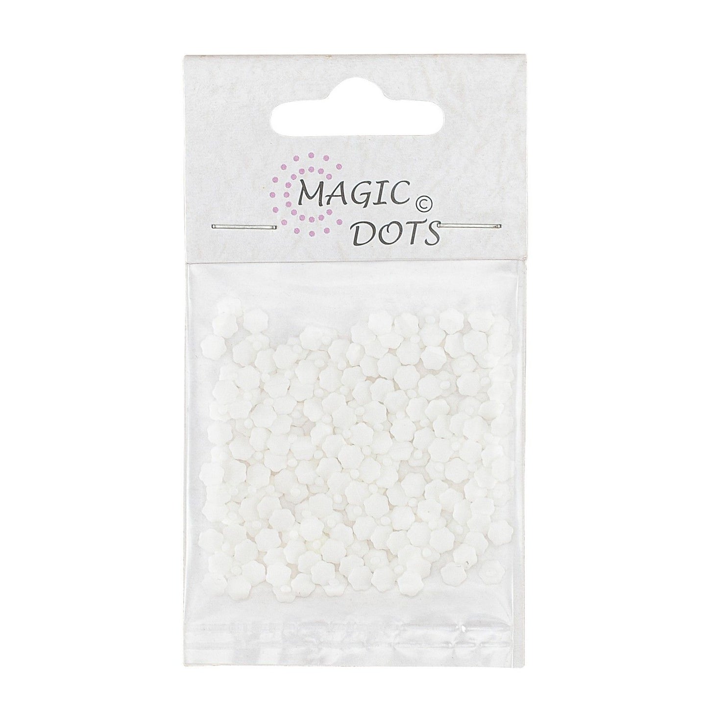 Points magiques • fleur blanche